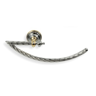 Towel Ring Chrome and Gold Finish Classic-Style Brass Towel Ring StilHaus G07-02